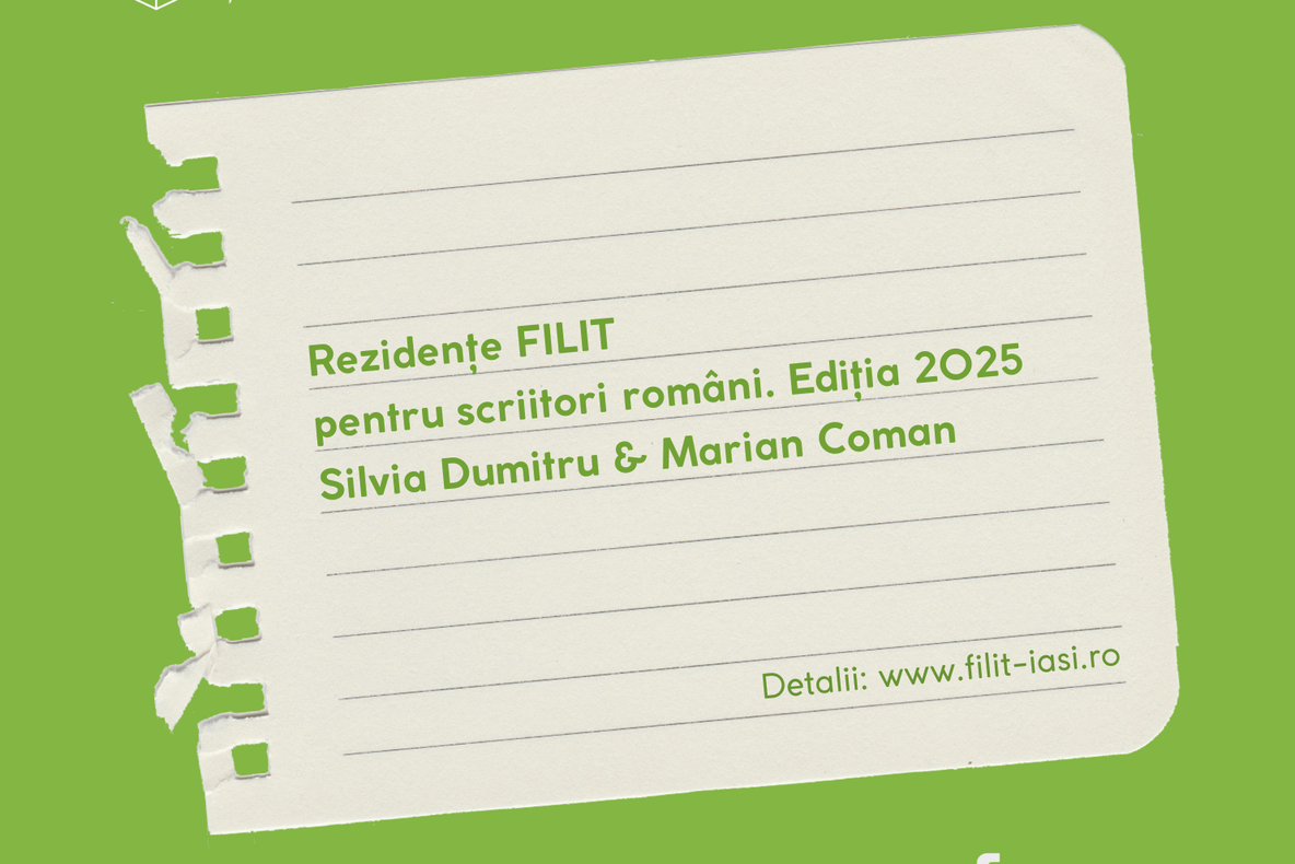 REZIDENȚE FILIT 2025 PENTRU SCRIITORI ROMÂNI - REZULTATELE SELECȚIEI