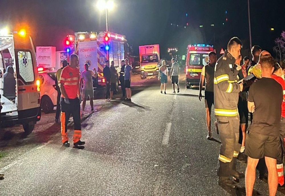 2 MORȚI DUPĂ COLIZIUNEA DINTRE O AUTOUTILITARĂ ȘI O CĂRUȚĂ, LA SCÂNTEIA