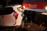 Accident feroviar în județul Iași. O mașină în care se aflau şapte persoane a fost lovită de tren