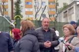 Protest în Rahova: oamenii rămași fără case, după explozie sunt revoltați | VIDEO