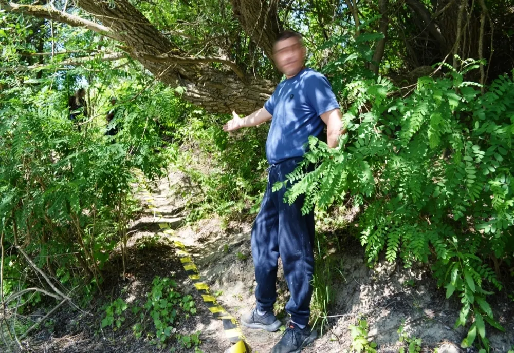 Bărbat  depistat în tentativă de trecere ilegală a frontierei de stat