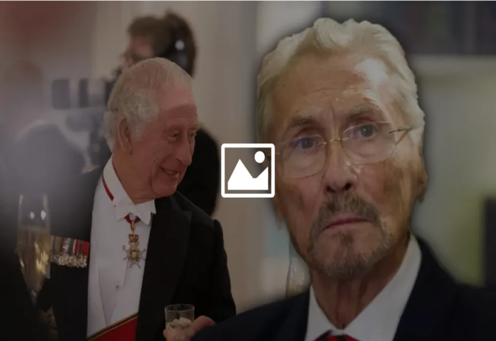 Fostul preşedinte Emil Constantinescu, de nerecunoscut. El a fost prezent la dineul Regelui Charles