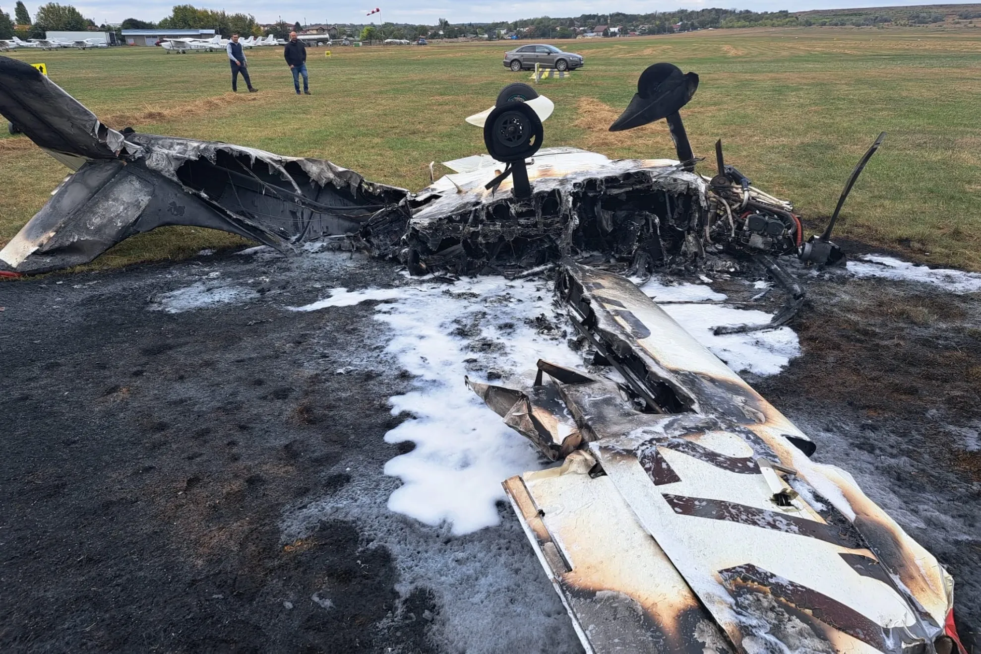 Avion prăbușit la Iași