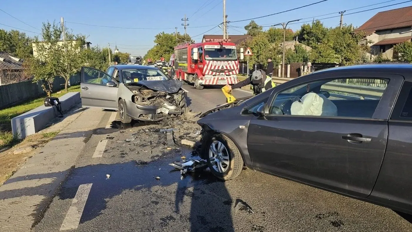 Accident rutier grav în județul Iași