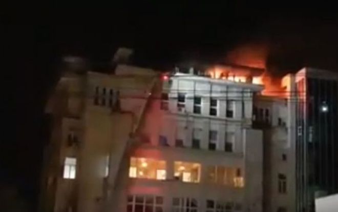 incendiu institut