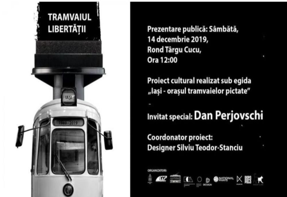 „Tramvaiul Libertății”, în Iași, de sâmbătă