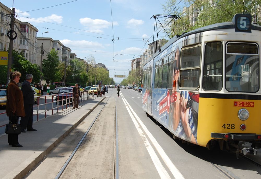 Fără tramvaie într-o zonă extrem de circulată din Iași