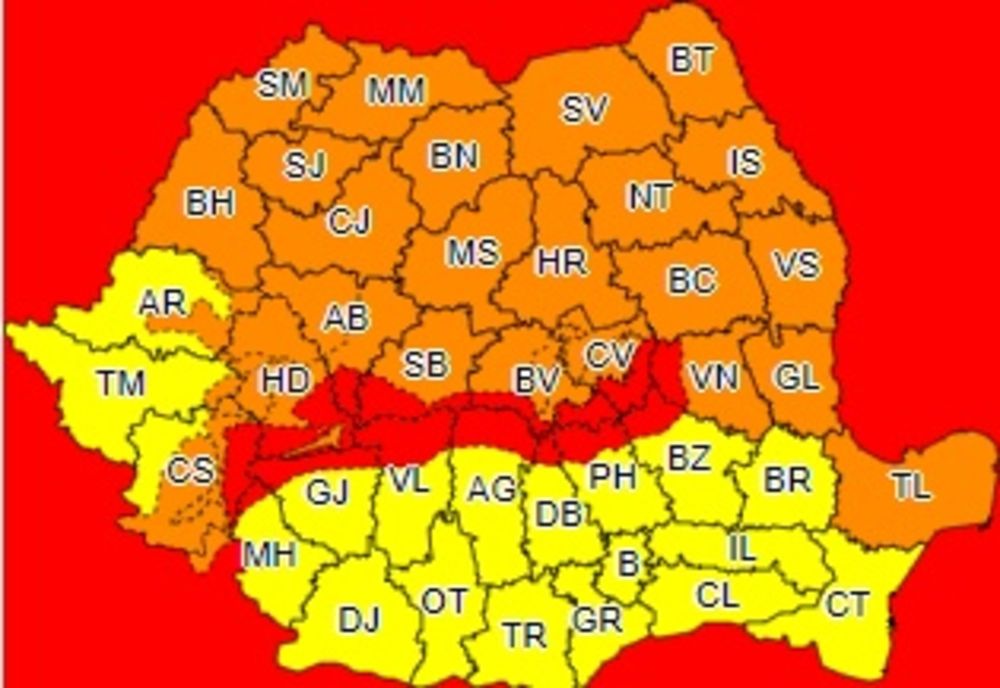 Alertă de la ANM! Cod portocaliu de vânt la Iași