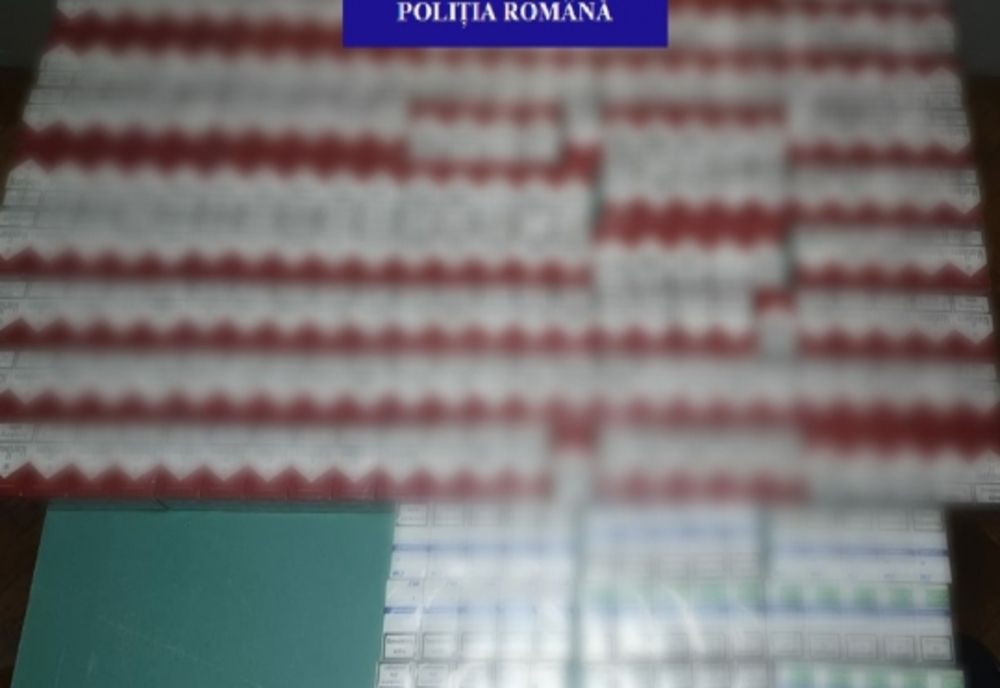 6.000 de țigări de contrabandă confiscate de polițiști