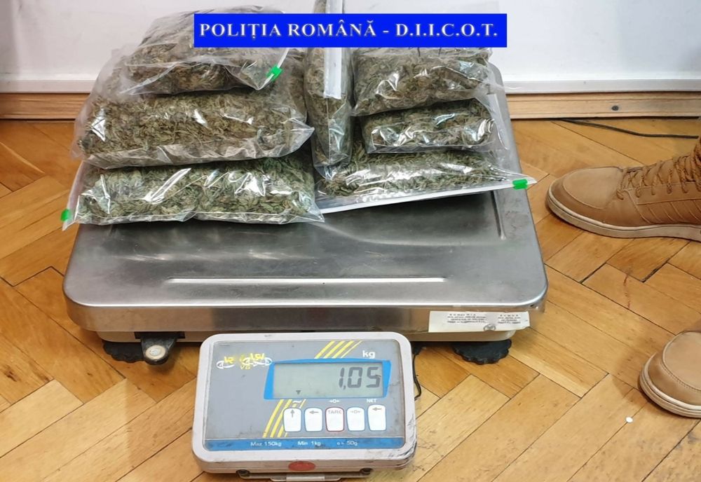 Flagrant și percheziții într-un dosar penal de trafic de droguri