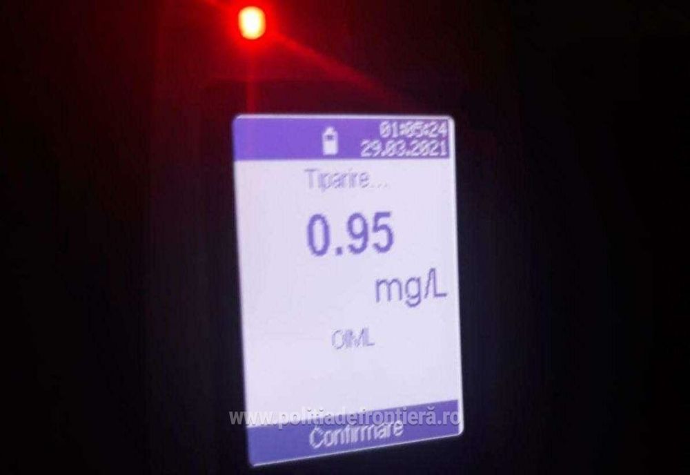 Ieșean mort de beat, depistat în trafic la volanul unui autoturism