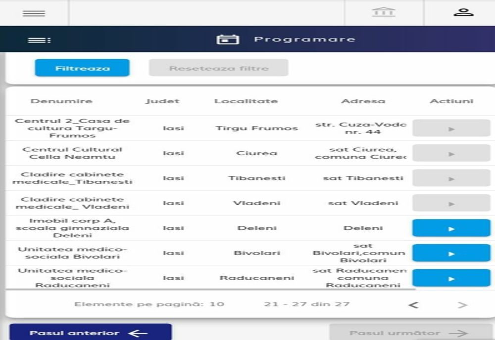 Trei noi centre de vaccinare în județul Iași