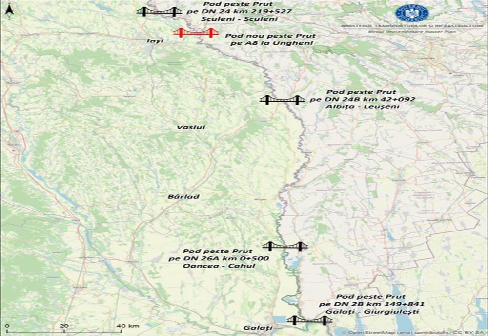 Podurile de peste Prut vor fi reabilitate! Unul nou va fi construit la Ungheni!