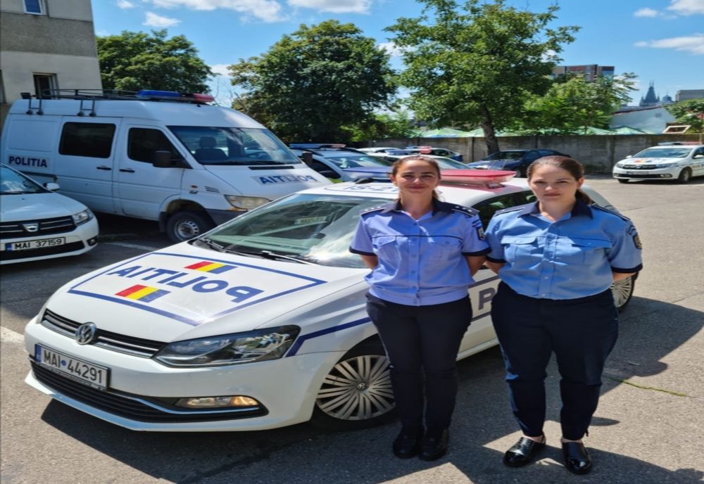 Două polițiste din Iași au salvat un bătrân 