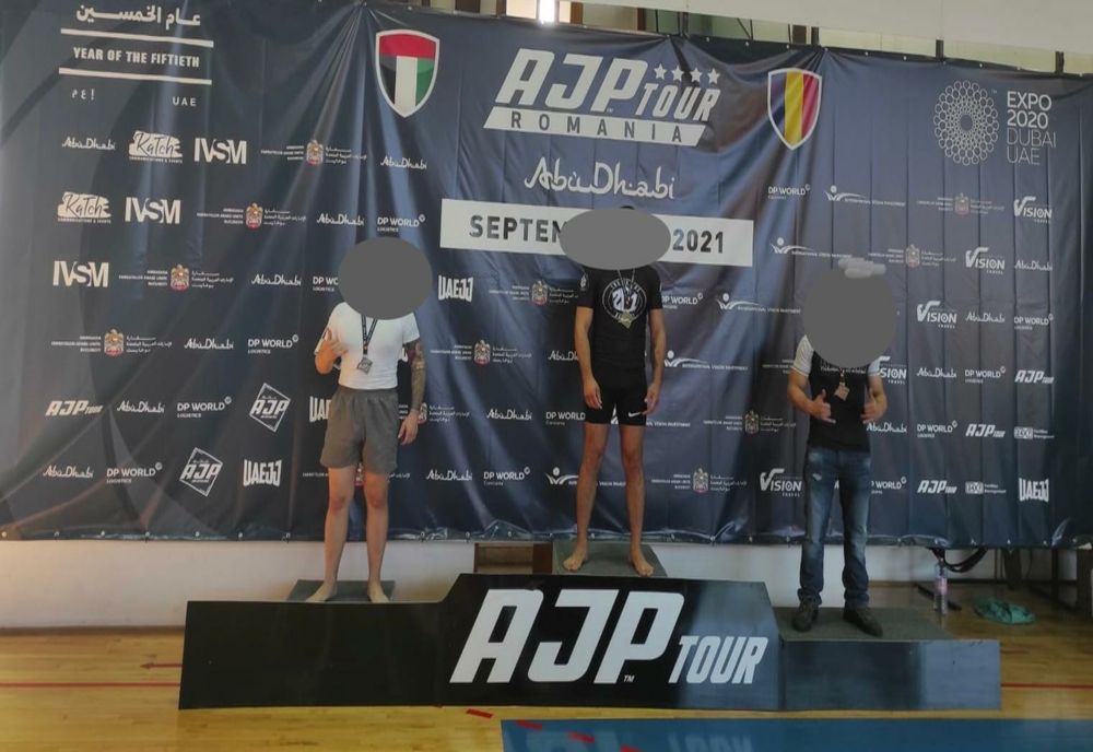 Luptător al S.A.S. IAŞI  medaliat cu aur la Campionatul Național de  JIU JITSU BRAZILIAN