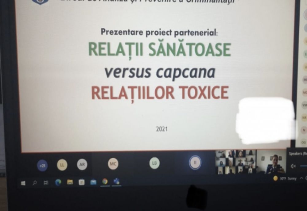 Campanie împotriva violenței domestice, desfășurată de polițiști