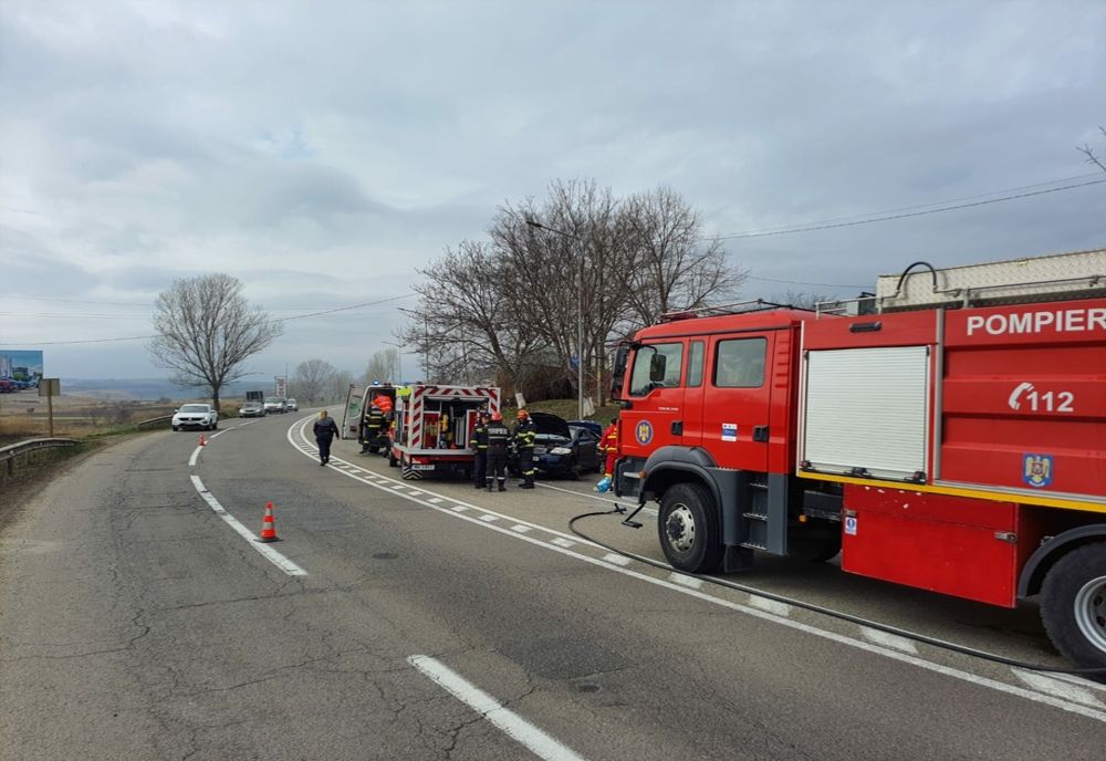 Accident cu o mașină de ucraineni la Tg Frumos! Un adolescent, încarcerat