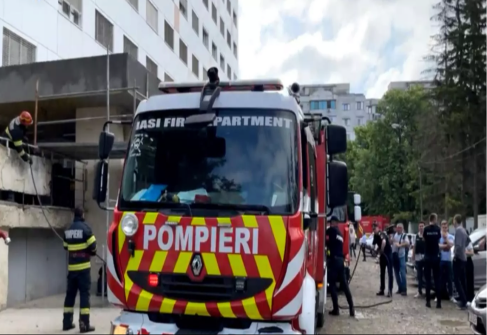 Alertă de incendiu la spitalul Sf. Maria din Iași