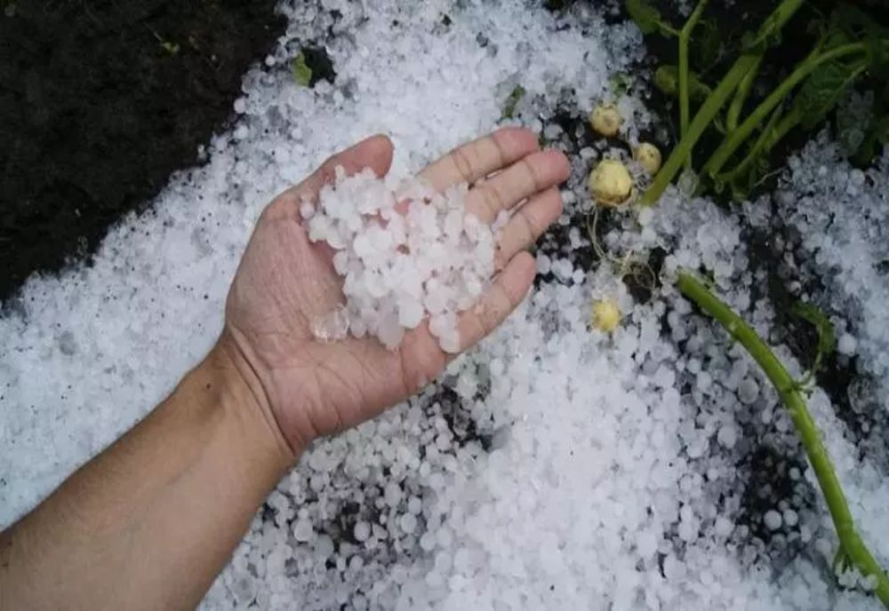 Furtuni puternice în țară, prăpăd la Iași - grindina a îmbrăcat județul în alb, ca în toiul iernii - VIDEO