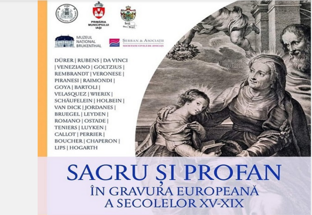 Expoziţia „Sacru şi Profan în gravura europeană a secolelor XV-XIX“, disponibilă publicului începând de miercuri
