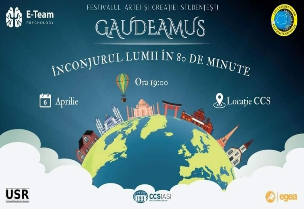 Festivalul Gaudeamus îți oferă o „Călătorie în jurul lumii în 80 de minute”