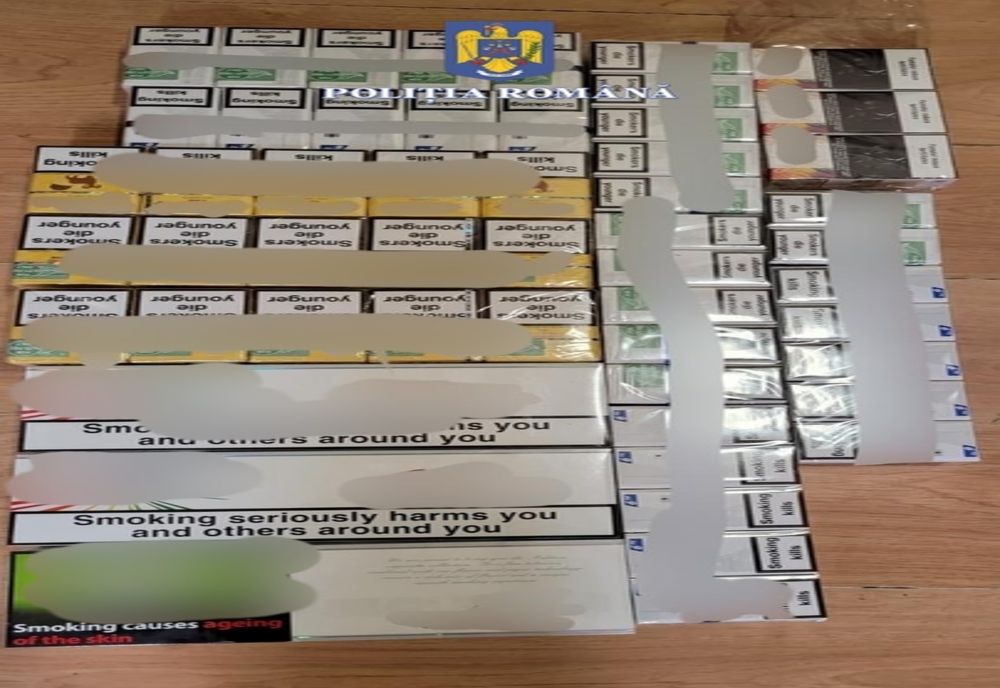 Țigări și băutură confiscate de polițiștii ieșeni