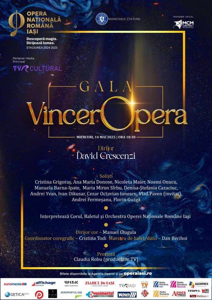 GALA SPECIALA LA OPERA NATIONALA ROMANA DIN IASI - VINCEROPERA