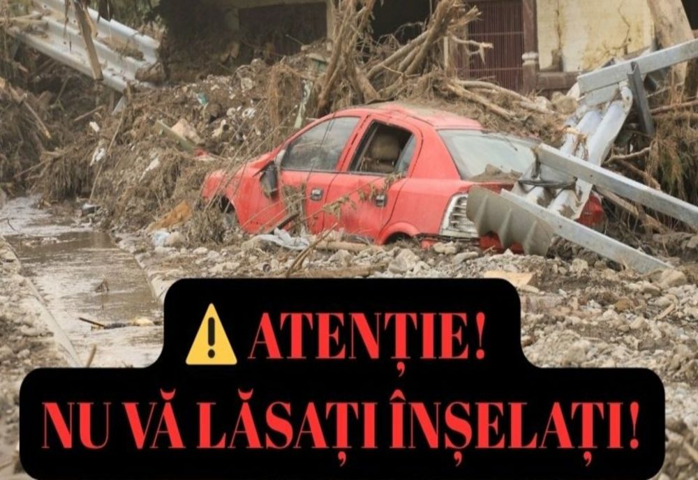 PRIMĂRIA BROȘTENI AVERTIZEAZĂ: ESCROCII FOLOSESC FOTOGRAFII ALE SINISTRAȚILOR PENTRU A CERE BANI