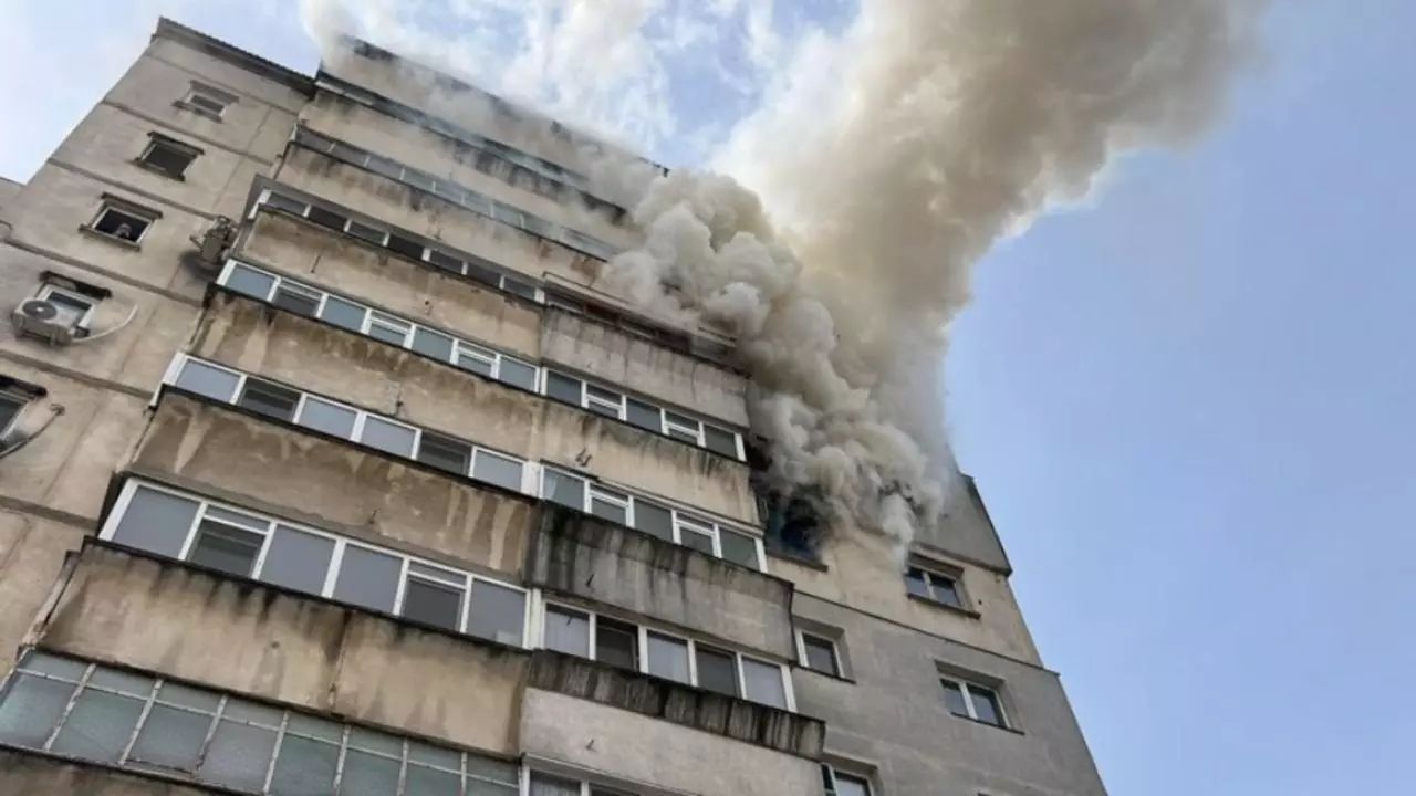 Incendiu la Iasi