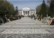 Esplanada din fața Teatrului Național, transformată în parc