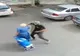 Tâlharită pe o stradă din Iași