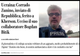 Jurnalist italian rănit de lunetiști. Interpretul său a fost omorât