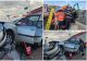 ACCIDENT ȘOCANT LA TÂRGU FRUMOS! MAȘINĂ PROIECTATĂ PE GIRATORIU. DOUĂ PERSOANE AU FOST RĂNITE